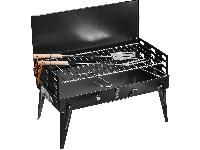 Жаровня-чемодан BOYSCOUT 41х21х5 см, в комплекте с вилкой и лопаткой