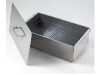 Коптильня двухъярусная большая плюс КЕДР, нержавеющая сталь 0,8 мм