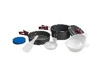 Набор алюминиевой посуды с антипригарным покрытием для кемпинга BOYSCOUT на 1-2 персоны